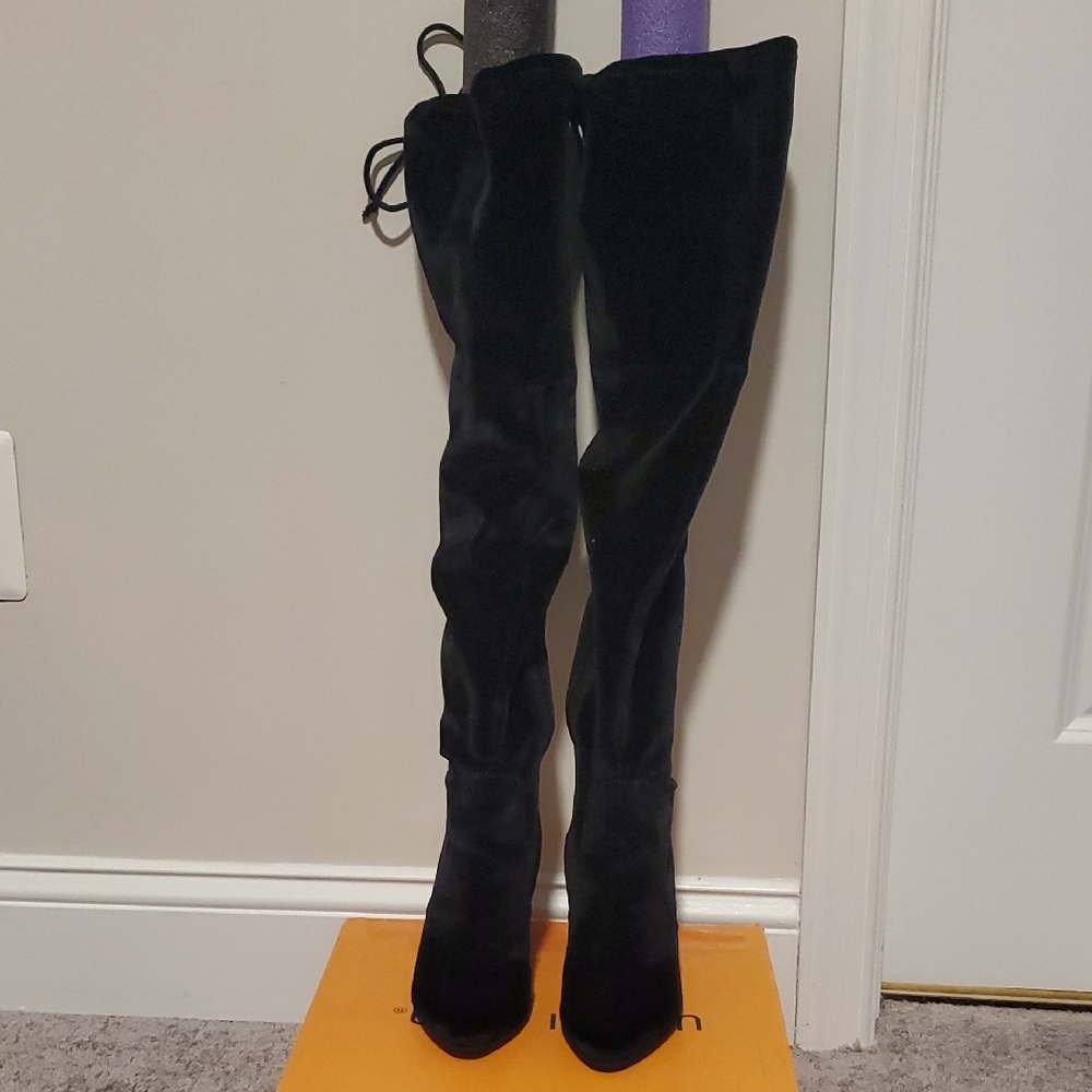 Unisa Black Over-the-Knee Boots